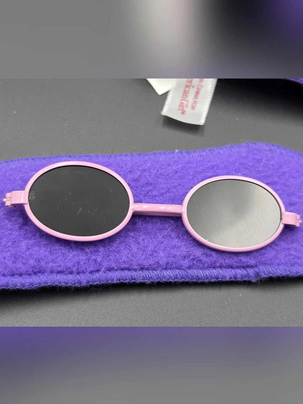 3 Pairs Of American Girl Glasses - 1 Missing Lens See Photos For Flaw